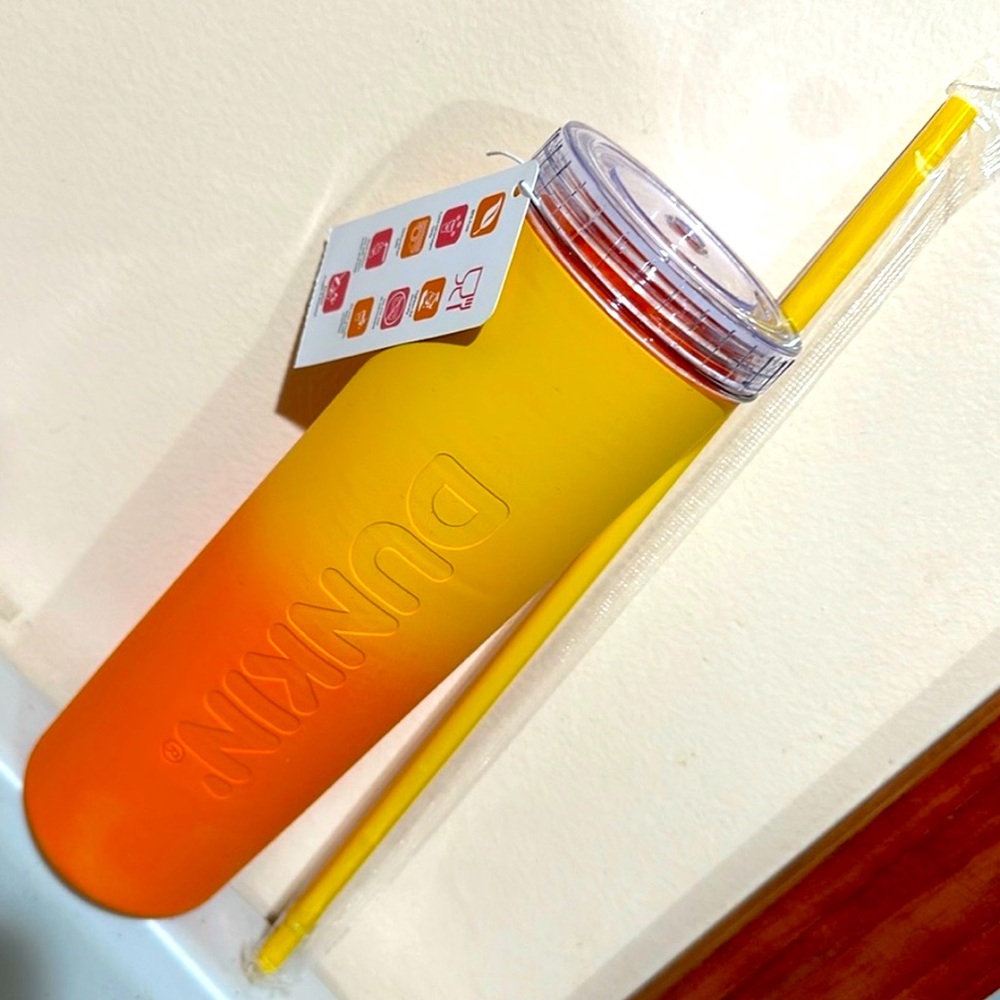 Dunkin Donuts Silicone Travel Tumbler